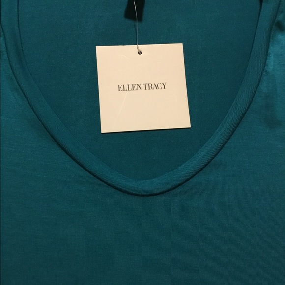 🆕Designer /Ellen Tracy / New /Women’s / Young Women’s / Cuffed Sleeve / T-Shirt - Picture 9 of 11